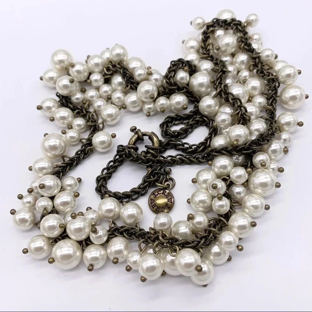 J. Crew Pearl Cha Cha Necklace